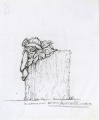 Ontwerp zijaanzicht ingang <a href="/lemma/Avonturendoolhof" class="mw-redirect" title="Avonturendoolhof">Avonturendoolhof</a> door <a href="/lemma/Henny_Knoet" title="Henny Knoet">Henny Knoet</a>