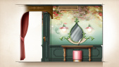 Ontwerp voor <a href="/lemma/Droomvlucht_Suite" title="Droomvlucht Suite">Droomvlucht Suite</a>, <a href="/lemma/Efteling_Hotel" title="Efteling Hotel">Efteling Hotel</a>