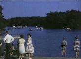 <a href="/lemma/Roeivijver" title="Roeivijver">Roeivijver</a> met pier, , begin jaren zestig