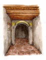 Ontwerp wachtkaarsen bij het Meisje met de Zwavelstokjes door Léon Weeterings (2006).