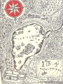 Siervijver, uitsnede uit plattegrond 1966.