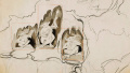 Ontwerp voor het kikkerorkest bij <a href="/lemma/De_Indische_Waterlelies" title="De Indische Waterlelies">De Indische Waterlelies</a> door <a href="/lemma/Anton_Pieck" title="Anton Pieck">Anton Pieck</a>.