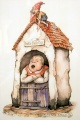 Illustratietekening van <a href="/lemma/Speeltuin_Gijs" title="Speeltuin Gijs">Speeltuin Gijs</a> door Anton Pieck 