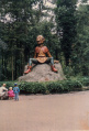<a href="/lemma/Langnek" title="Langnek">Langnek</a> met ingetrokken nek in het tweede deel van de jaren tachtig