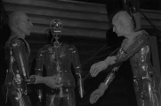 Closeup animatronics handelaren <a href="/lemma/Haven" title="Haven">Haven</a> van <a href="/lemma/Fata_Morgana" title="Fata Morgana">Fata Morgana</a> in aanbouw