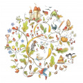 <a href="/lemma/Efteling-e" class="mw-redirect" title="Efteling-e">Efteling-e</a> voorzien van allerlei sprookjesillustraties door <a href="/lemma/Job_van_Gelder" title="Job van Gelder">Job van Gelder</a>, 2022