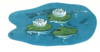 Waterlelies. Illustratie bij het sprookje De Indische Waterlelies in <a href="/lemma/De_Twaalf_Wonderlijke_Sprookjes_van_Koningin_Fabiola" title="De Twaalf Wonderlijke Sprookjes van Koningin Fabiola">De Twaalf Wonderlijke Sprookjes van Koningin Fabiola</a>.