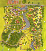 Plattegrond Efteling Bosrijk bij opening in 2009