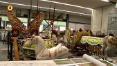 Vermolenmolen in restauratie in het Gildehuis, januari 2016 - Screenshot video: Omroep Brabant
