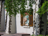 Tiroler Gijs in zijn muur bij de Bob in 2007 - Foto: collectie WWCW