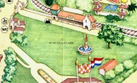 Sint Nicolaasplaets op plattegrond 1986