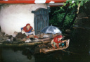 Vissende kabouters in het <a href="/lemma/Kabouterdorp" title="Kabouterdorp">Kabouterdorp</a> in <a href="/lemma/1993" title="1993">1993</a>