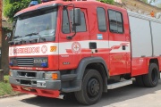 Brandweerwagen van de Efteling <a href="/lemma/Brandweer" title="Brandweer">Brandweer</a>, in <a href="/lemma/2013" title="2013">2013</a> van de hand gedaan en inmiddels in gebruik bij het korps van Carmen de Areco, Argentinië.