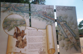 Informatiebord &#039;<a href="/lemma/Centraal_Parkdeel" class="mw-redirect" title="Centraal Parkdeel">Centraal Parkdeel</a>&#039; / aan te leggen <a href="/lemma/Pardoes_Promenade" title="Pardoes Promenade">Pardoes Promenade</a>, zomer <a href="/lemma/2000" title="2000">2000</a>. In de cirkel links het <a href="/lemma/Bestand:BrinkOntwerp.png" title="Bestand:BrinkOntwerp.png">ontwerp voor de Brink</a>.