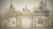 Magische Stadspoort van <a href="/lemma/Raveleijn" title="Raveleijn">Raveleijn</a>, ontwerp door <a href="/lemma/Sander_de_Bruijn" title="Sander de Bruijn">Sander de Bruijn</a>