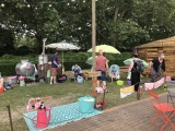 Voetenbadje op Picknickweide tijdens Midsummer Festival 2017