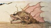 Vroeg ontwerp voor de Monstervis van <a href="/lemma/Pinokkio" title="Pinokkio">Pinokkio</a> door <a href="/lemma/Robert-Jaap_Jansen" title="Robert-Jaap Jansen">Robert-Jaap Jansen</a>.