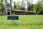 De Sint Nicolaasplaets bestaat nog steeds voor een deel uit gras.