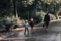 De <a href="/lemma/Dubbele_Laan" title="Dubbele Laan">Dubbele Laan</a> met haar typische straatlantaarns, gezien richting het <a href="/lemma/Noorderplein" class="mw-redirect" title="Noorderplein">Noorderplein</a>, eind jaren zestig
