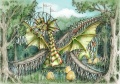 <a href="/lemma/Draak_Edna" title="Draak Edna">Draak Edna</a>: een impressie van de hand van <a href="/lemma/Karel_Willemen" title="Karel Willemen">Karel Willemen</a>.