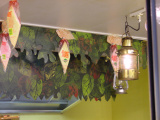 Bladdecoratie aan het plafond van de Piraat - Foto: collectie WWCW