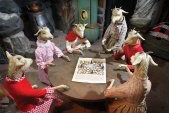De geitjes rondom de tafel