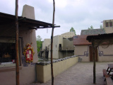 Blik vanaf voorkant Casa Caracol richting Piraña in 2002 - Foto: collectie WWCW