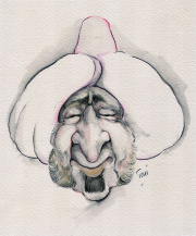Schets voor hoofd voor personage in <a href="/lemma/Fata_Morgana" title="Fata Morgana">Fata Morgana</a> door <a href="/lemma/Ton_van_de_Ven" title="Ton van de Ven">Ton van de Ven</a>