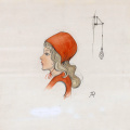 Foto van ontwerp uit tentoonstelling Anton Pieck in De Hallen