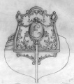 <a href="/lemma/Polka_Marina" title="Polka Marina">Polka Marina</a>, ontwerp achtersteven kogge.