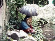 Vissende kabouter voor het <a href="/lemma/Grote_Kabouterhuis" class="mw-redirect" title="Grote Kabouterhuis">Grote Kabouterhuis</a>, vermoedelijk begin jaren tachtig