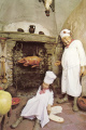 De keuken van de <a href="/lemma/Slapende_koks" title="Slapende koks">Slapende koks</a> in de jaren &#039;60. Bron: Ansichtkaart
