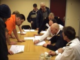 Oefening BHV in zaaltje Carrouselpaleis, 2011