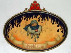 Schildering van <a href="/lemma/Koukleum" title="Koukleum">Koukleum</a> de dienaar
