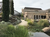 Houten achtbaan Troy te Toverland in augustus 2018 - Tempel - Foto: Eftepedia