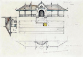 Gevelontwerp <a href="/lemma/Oude_Tuffer" class="mw-redirect" title="Oude Tuffer">Oude Tuffer</a> door <a href="/lemma/Ton_van_de_Ven" title="Ton van de Ven">Ton van de Ven</a>