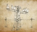 Concepttekening Nieuwe Tuffer door <a href="/lemma/Karel_Willemen" title="Karel Willemen">Karel Willemen</a>