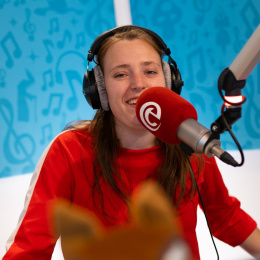 Mayoni Oosterhoff in de studio