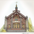 Ontwerp voor entreepartij <a href="/lemma/Baron_1898" title="Baron 1898">Baron 1898</a> door Sander de Bruijn