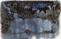 Ruwe schets voor de scène van de Indische Waterlelies door Anton Pieck - uit het sprookjesboek &#039;En ze leven nog lang en gelukkig&#039; (2019)