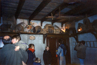 Eerste preshow, en de deuren richting de tweede preshow van Villa Volta, kort na de opening in 1996
