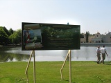 Informatiebord Golfslagbad op het Dwarrelplein