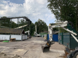 Sluiting van de Bob - De graafmachines staan klaar (eind augustus 2019) - Foto: Eftepedia
