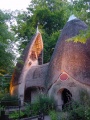 Loof en Eerhuis in de avondschemer.