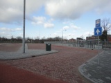 Kiss &amp; Ride aan Europalaanzijde, begin 2014 vernieuwd.