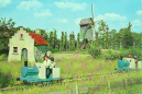 Kinderspoor in de jaren 60, ansichtkaart Natuurpark de Efteling - collectie Eftepedia