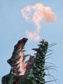 <a href="/lemma/Draak_Edna" title="Draak Edna">Draak Edna</a> spuwt vuur.{{intern|(Foto: Jos)}}