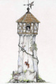 Ontwerptekening van <a href="/lemma/Ton_van_de_Ven" title="Ton van de Ven">Ton van de Ven</a> voor Raponsje