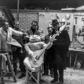 Een testmodel voor een kikker voor <a href="/lemma/De_Indische_Waterlelies" title="De Indische Waterlelies">De Indische Waterlelies</a> in de werkplaats van de Efteling.