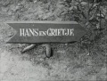 Wegwijzer &quot;Hans en Grietje&quot;, Sprookjesbos.